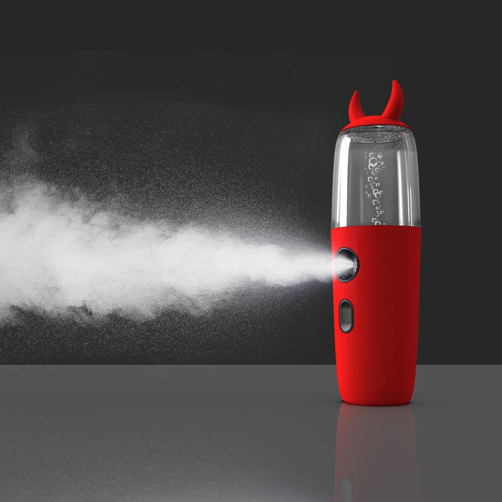Portable USB Face Humidifier Vibration Atomization Facial Steamer 30ml Spray Water Mist Diffuser Mini Handheld Face Humidifier