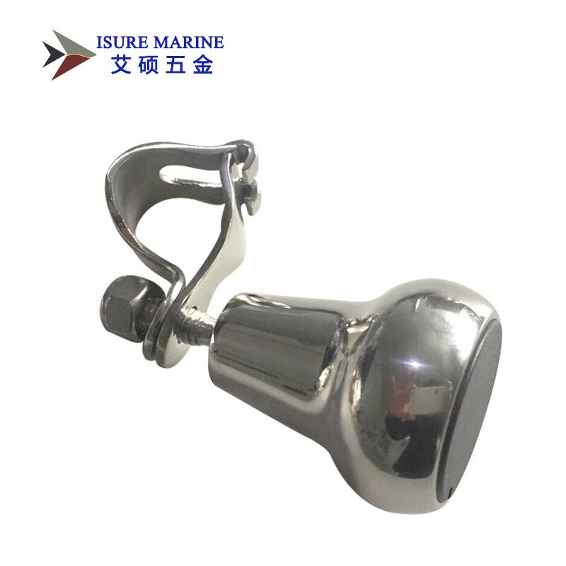 Perilla de volante de acero inoxidable para barco, ajuste de llanta, diámetro de 5/8 "-1", perilla de manicura