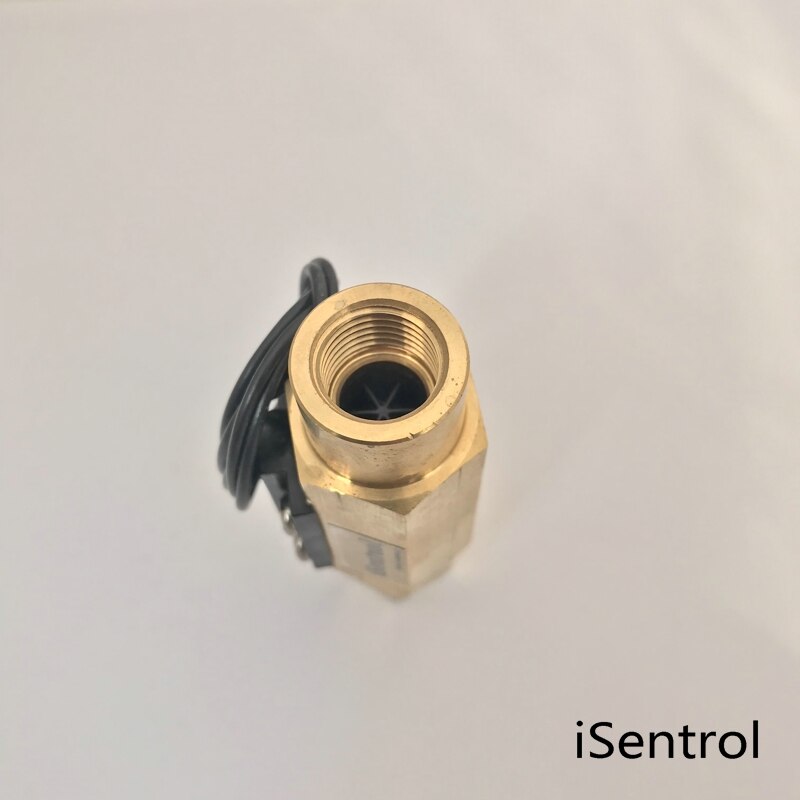 USM-FS41TB Flow Sensor Switch Reed Switch Brass Magnetic Sensor Switch 1.5-12L/min 250V DC 70W 2 wire iSentrol Zhongjiang Open