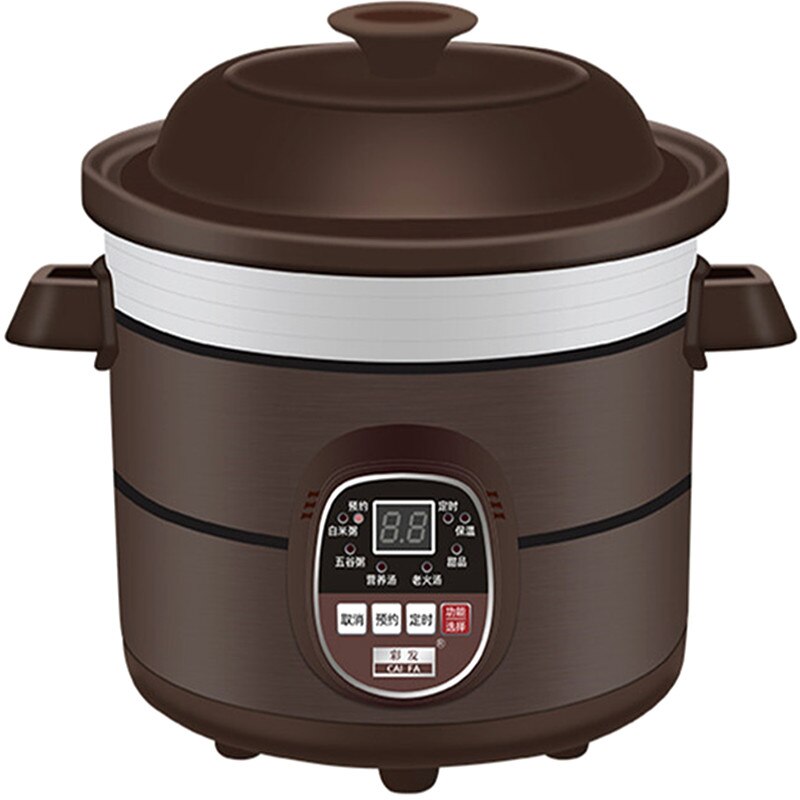 220V 3.5L Ceramic Electric Automatic Stewing Pot Household Soup Porridge Stewing Cooker Multi Cooker EU/AU/UK/US