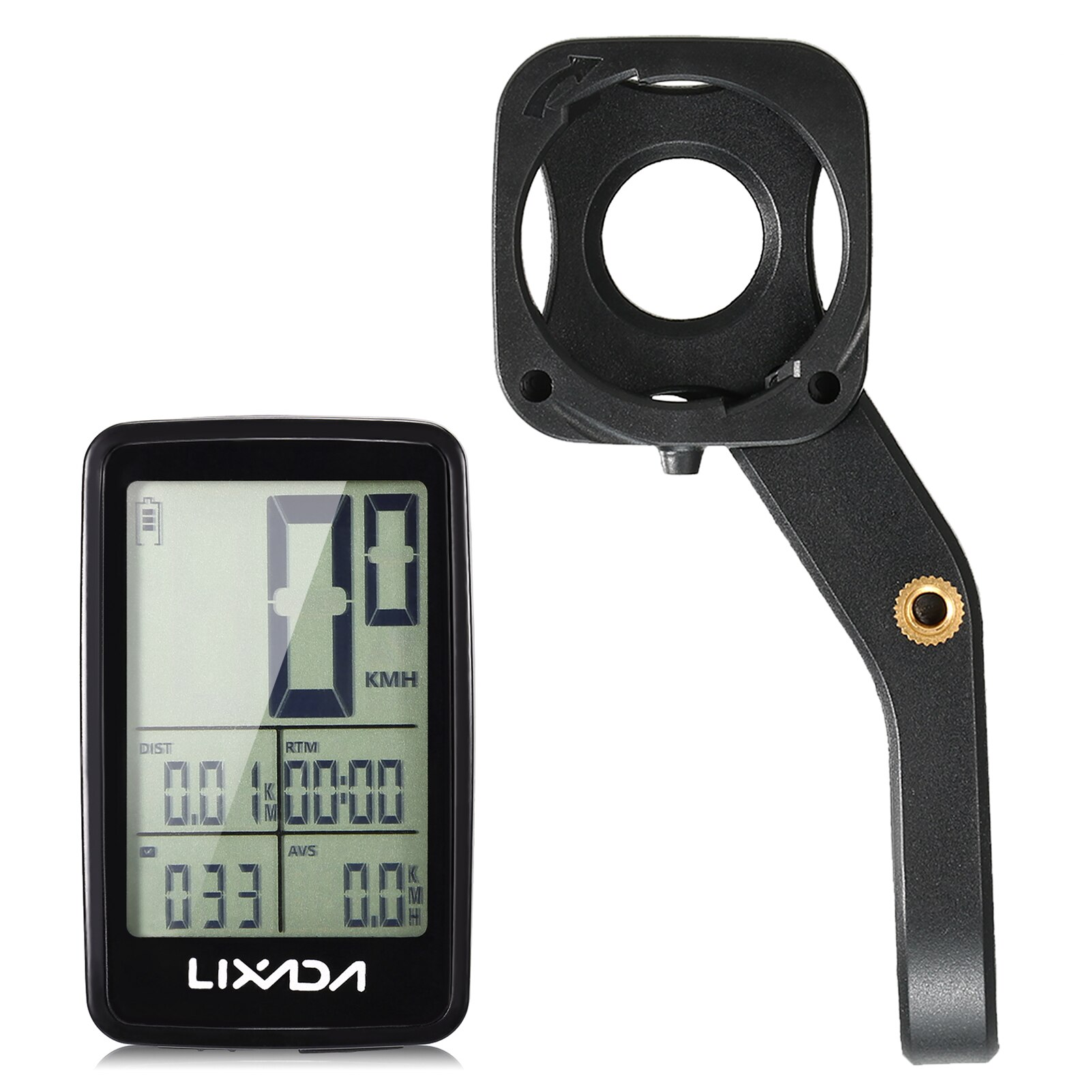 Lixada Waterproof Bicycle Computer USB Rechargeable Wireless Bike Cycling Computer Bicycle Speedometer Odometer Cycling Parts