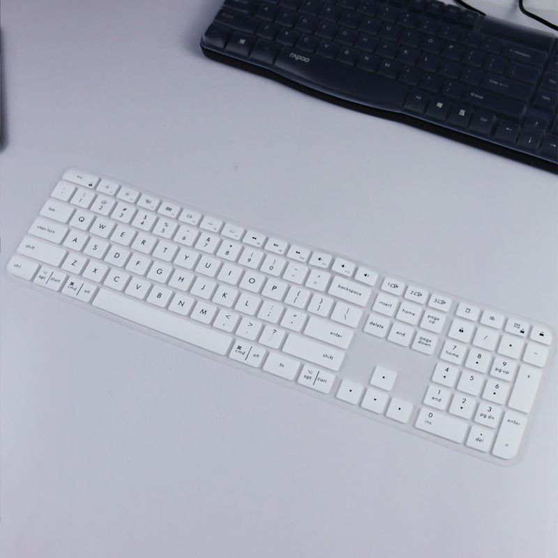 Tastaturabdeckung für Logitech Craft Mx Keys, kabellose Bluetooth-Tastatur, weiche Silikonfolie, schlanke, dünne Schutzhülle, transparent: orange