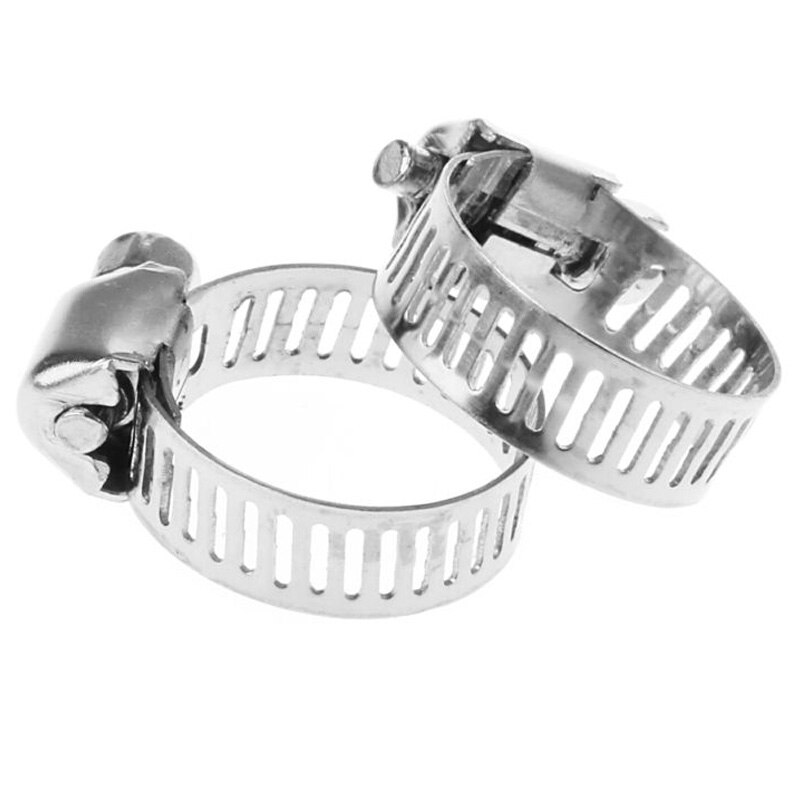 Adjustable 100 Pcs 3/4-1Stainless Steel Drive Hose Clamps Fuel Line Adjustable 100 Pcs 3/4-1Stainless Steel Drive Hose Clamps Fuel Line