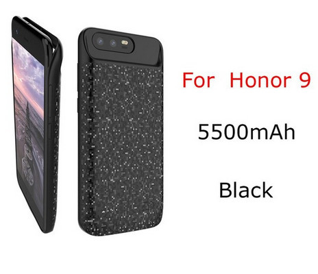 5000mah Shockproof battery charger case For Honor 8 9 10 Lite External charger Cover Backup power For Huawei P30 P20 Lite Pro: For Honor 9 5500mAh