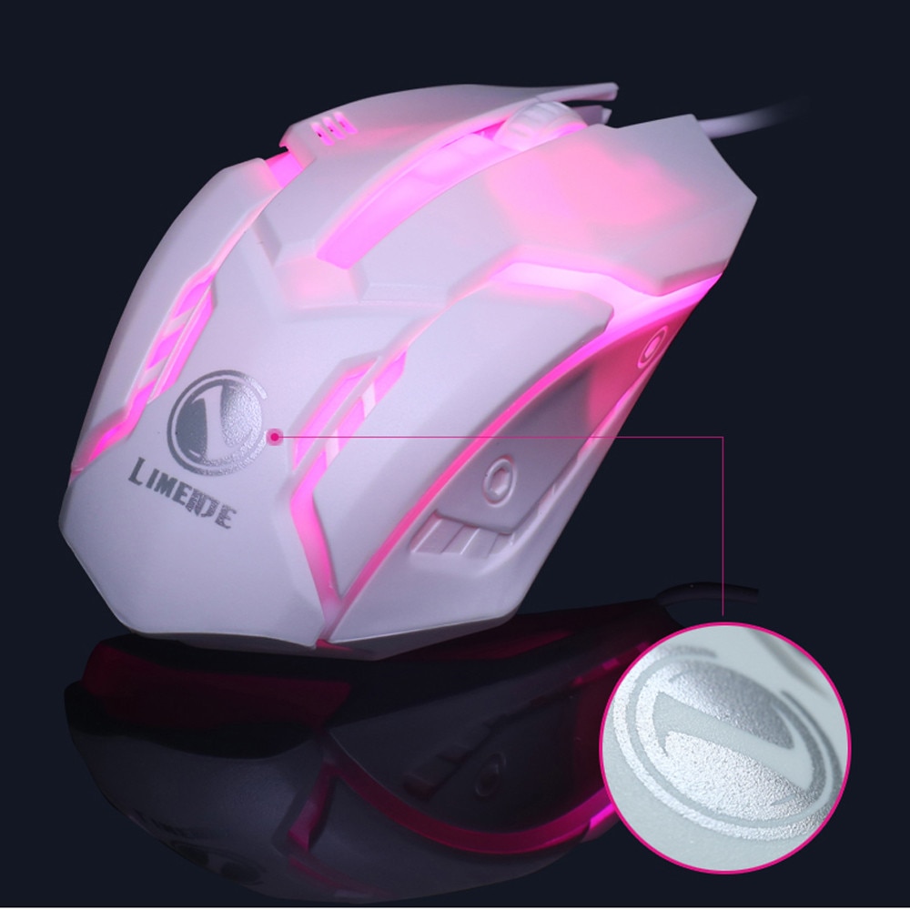 1600 DPI 104 keys Gaming Wired Keyboard GT300 Colorful LED Backlit USB Wired PC Rainbow Gaming Keyboard Mouse Set#T3