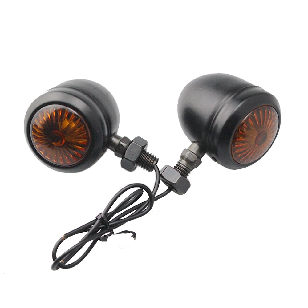 4X Schwarz Motorrad Blinker Bernstein Blink Licht Für Yamaha V-Star Vstar V Star XVS 1100 Custom Harley cruiser Chopper