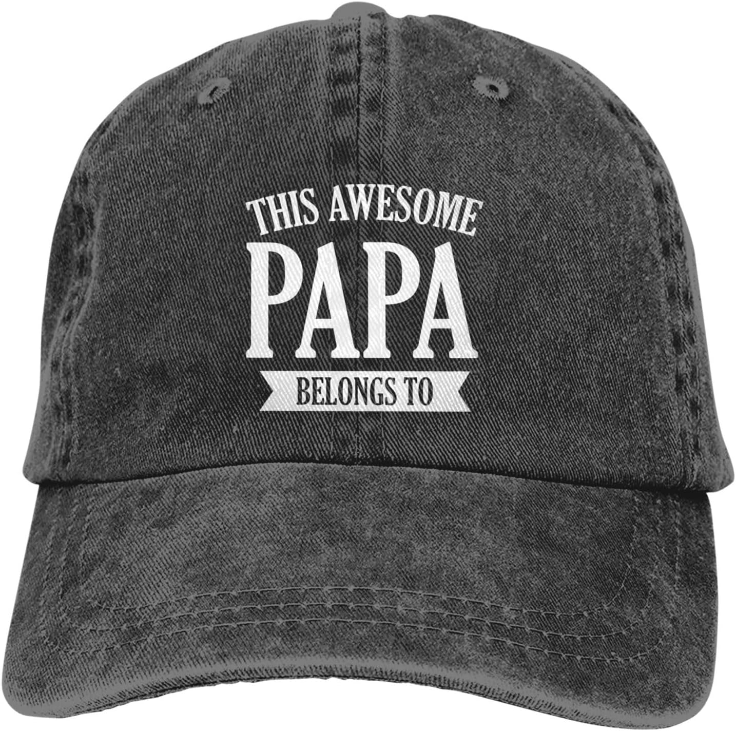 Casquette de baseball grand-père du monde, chapeau de papa de golf, réglable, original, classique, profil bas, chapeau en coton, hommes, femmes: YELLOW