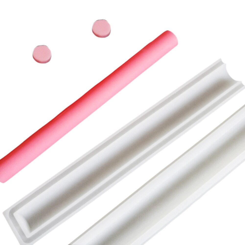Random Color DIY Handmade Silicone Soap Molds Various Shapes Tube Shape Heat-resistant Baking Mold Kitchen Home Soap Making: Round