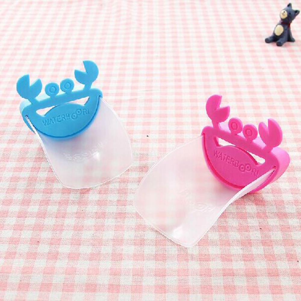 Umywalka robić łazienki przedłużacz robić kranu śliczny kształt kraba dla dzieci dziecko mycie rąk kran plastikowy adapter akcesoria kuchenne