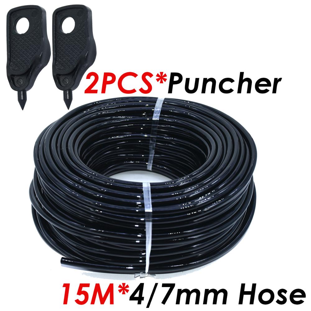 SPRYCLE 25M Garden Micro Drip Irrigation Kits Misting Watering System Automatic Adjustable Dripper Atomizer for 4/7mm 1/4'' Hose: SPL11-KIT07-15M