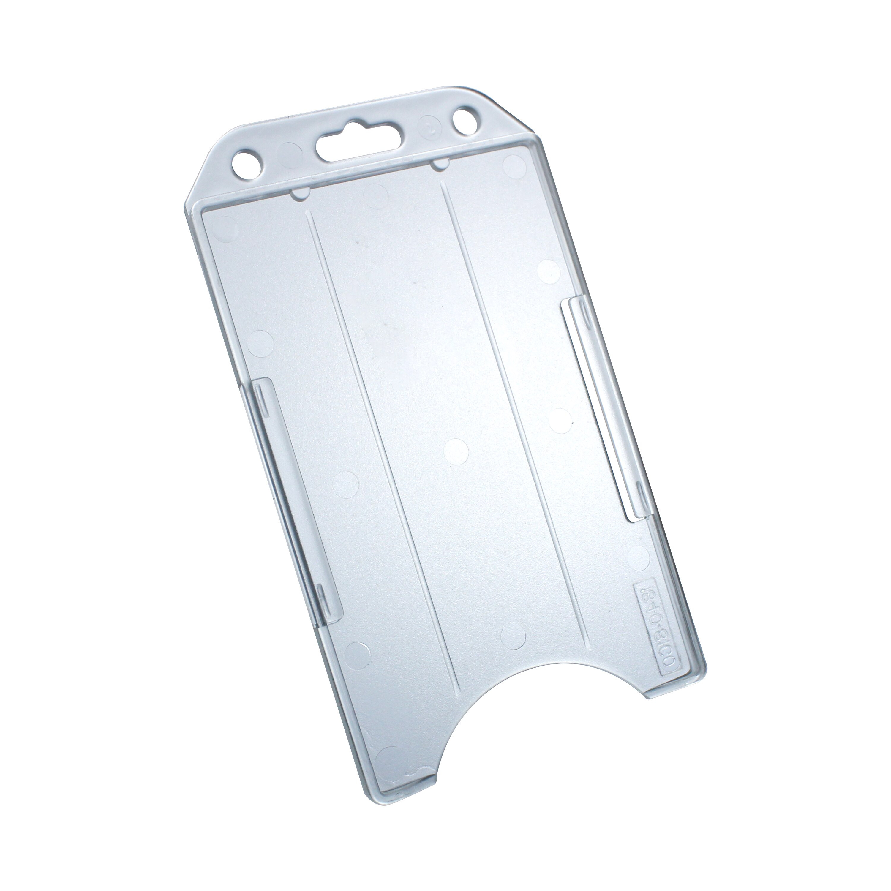 Bestom 2pcs Vertical ID Card Case Bus Pass Cover Single-sided Card Protector School Card Holder Office Supplies: 1840-8168(2PCS)