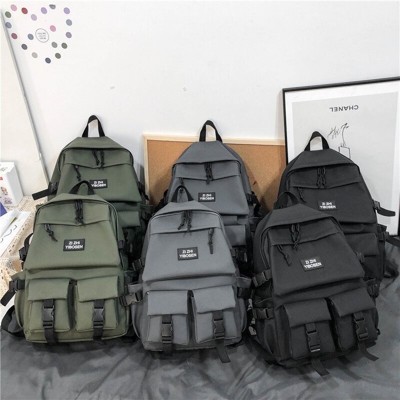 Rucksack Wasserdicht Nylon Frauen Männer Laptop Rucksack College Student Rucksack Große Kapazität Reise Rucksack Mochila