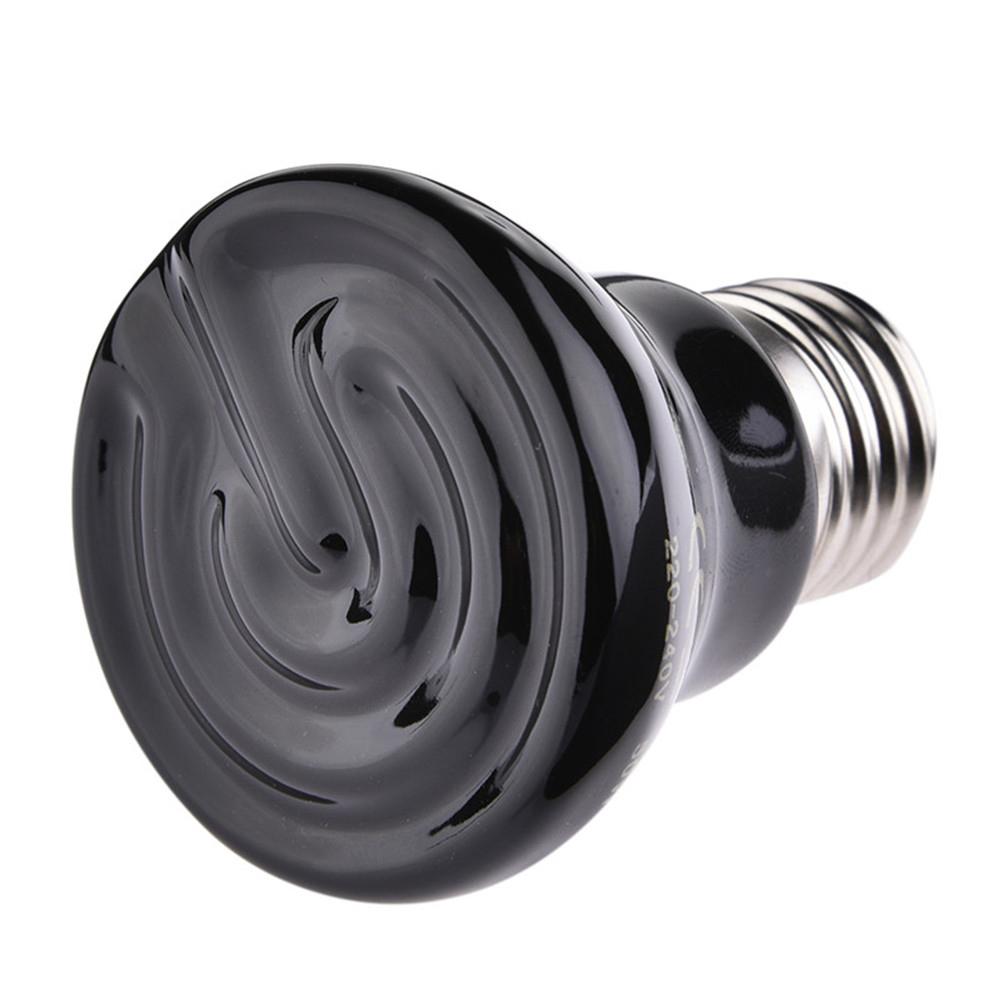 Far Infrared Pet Heating Lamp Ceramic Heating Lamp Steaming Heating Lamp Black Ceramic 25W / 50W / 75W / 100W Small Animal Heati