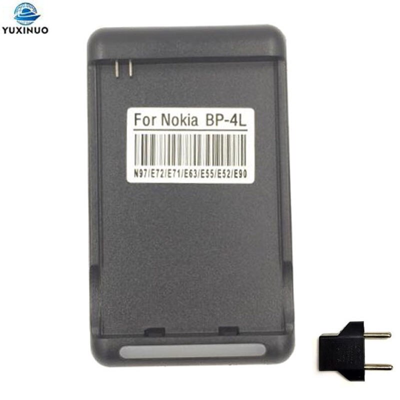 BP-4L 3.7V 1500mAh bateria + Port USB ładowarka ścienna AC dla Nokia E52 E55 E63 E71 E72 E73 N810 N97 E90 E95 6790 6760 6650 BP4L: tylko ładowarka