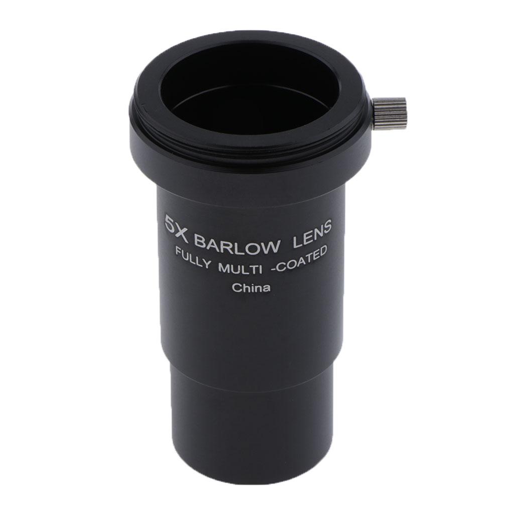 Voor Celestron 5x Telescoop Oculair Barlow Lens Astronomisch Fotografie Accessoire Volledig Multi-Coat 1.25 "Universele T-Adapter