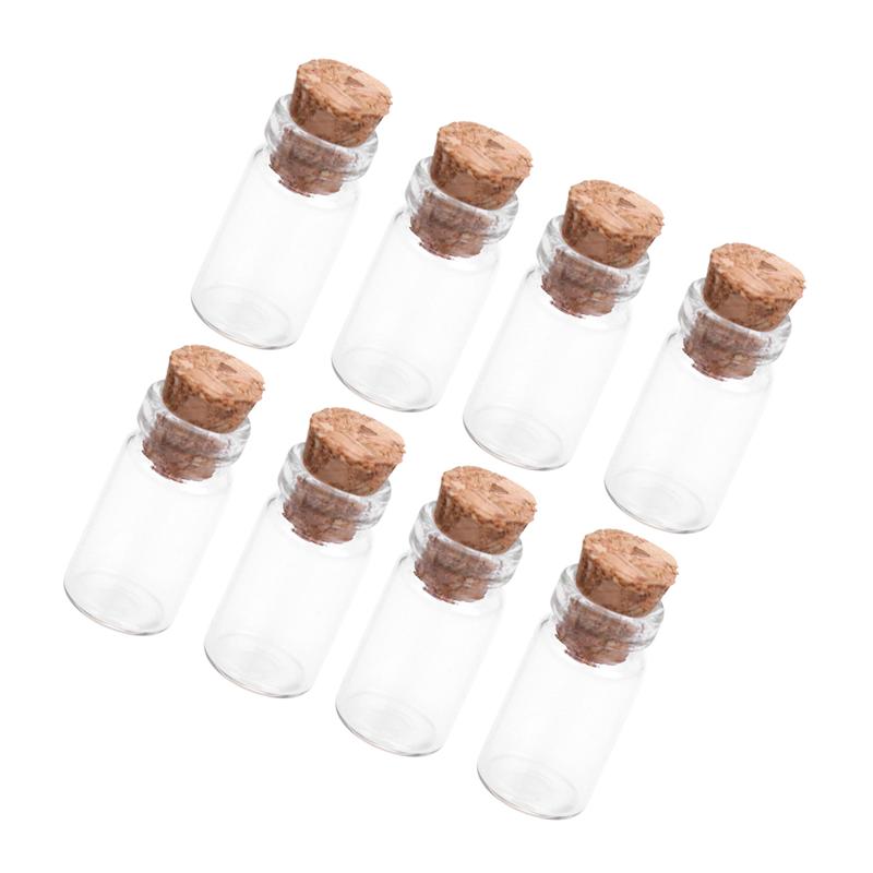 Mini Message Jar 25 Pcs Clear Small Mini Glass Jars with Cork Stopp... – Vicedeal