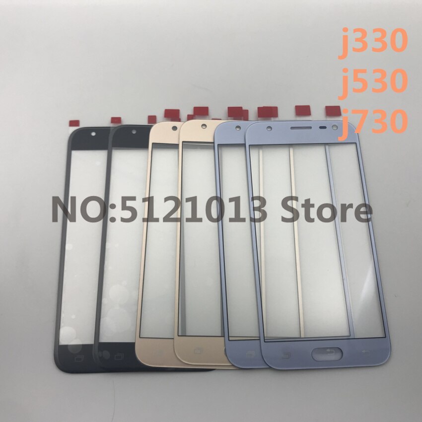 Original For Samsung Galaxy J3 J330 J5 J530 J7 J730 Touch Screen Front Glass Panel TouchScreen LCD Outer Lens