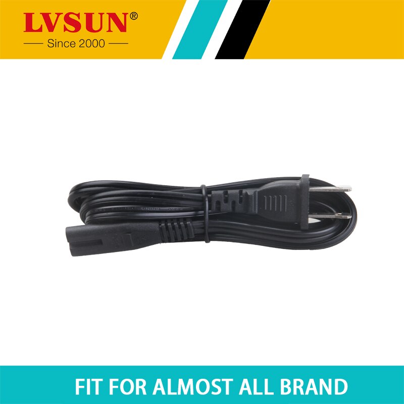 1.5m US /America 2Pin Power Cord Cable 2 Prong Laptop AC Adapter Lead 2Pin cable