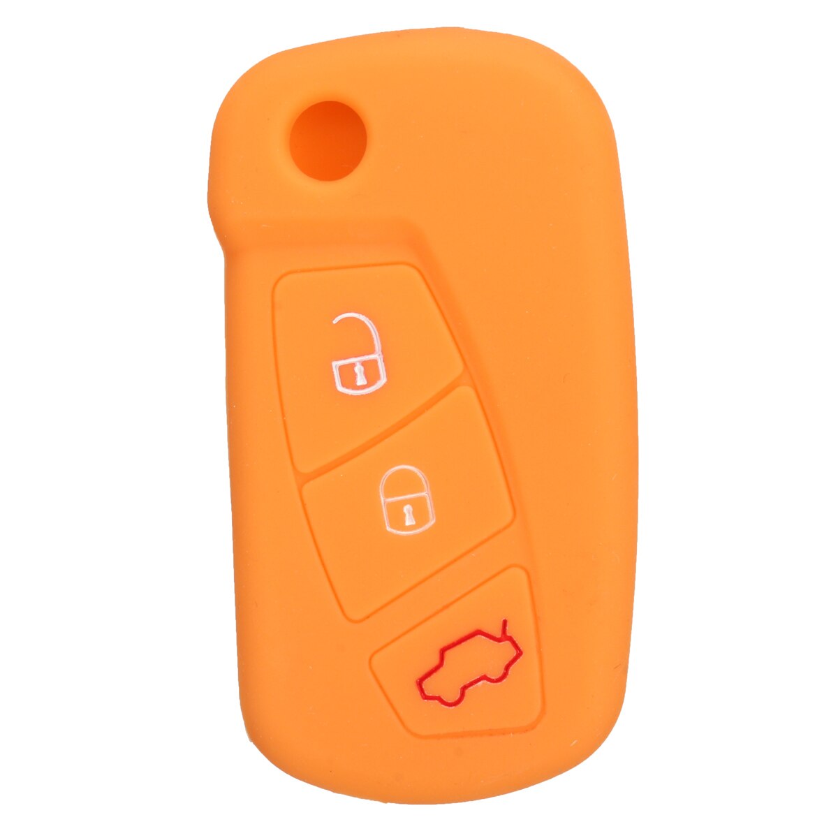 16 Kleur Siliconen 3 Button Remote Flip Key Case Fob Cover Bescherm Houder Voor Ford Ka