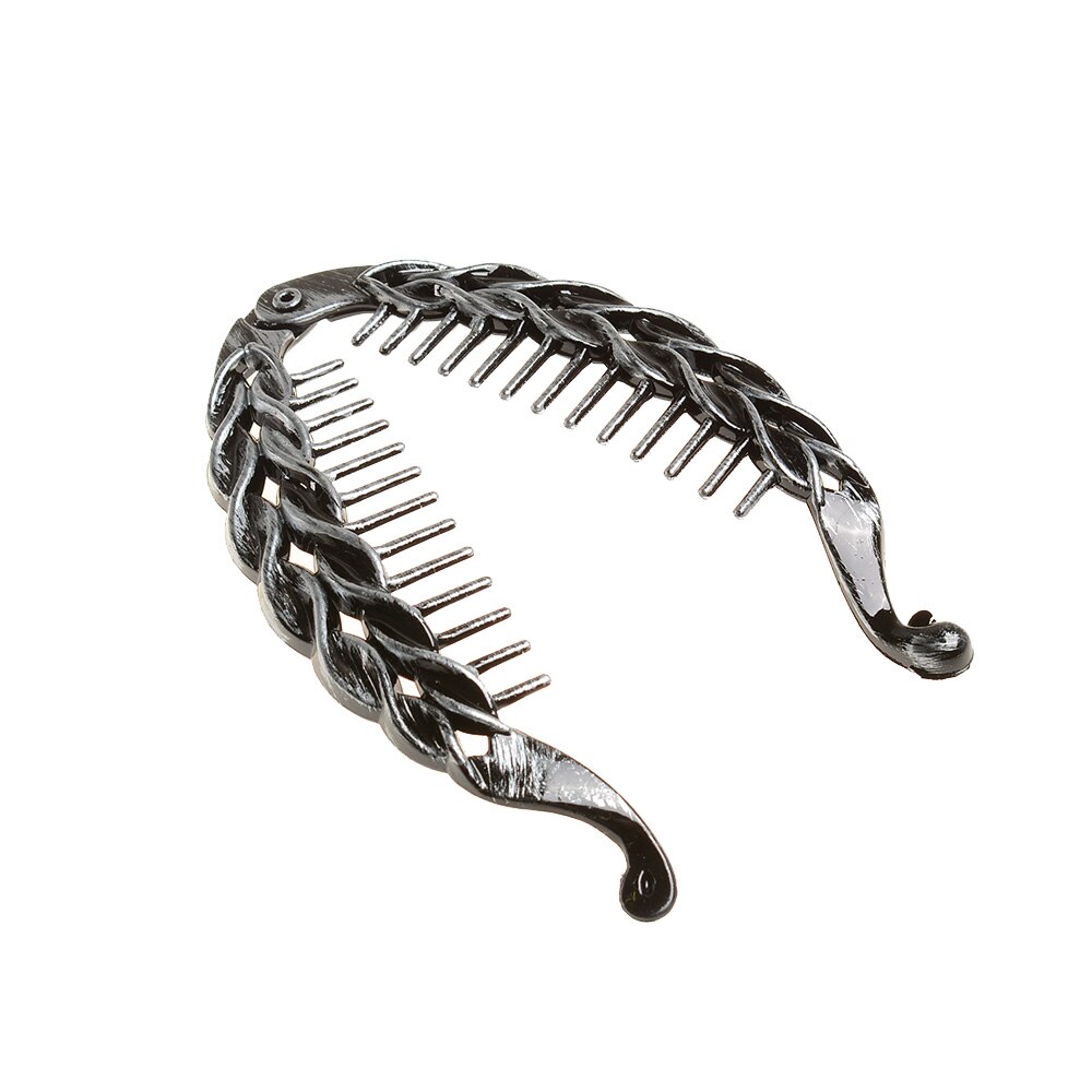 Vintage fisk form hår klo klips hår smykker banan hårspænder hårnåle til kvinder piger hår tilbehør