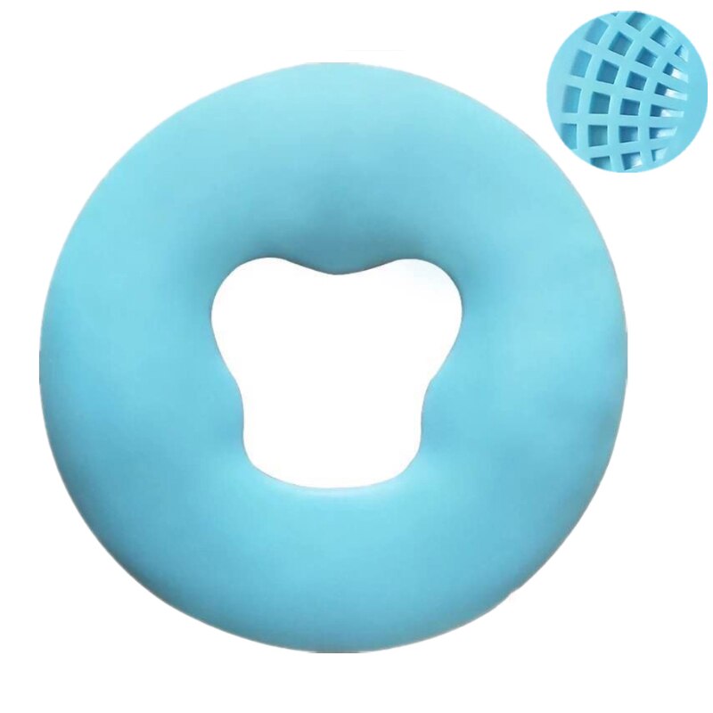 Almohada de silicona suave para masaje facial, cojín redondo antiarrugas, antideslizante, para el cuidado de la belleza: A-Non-Slip Bule