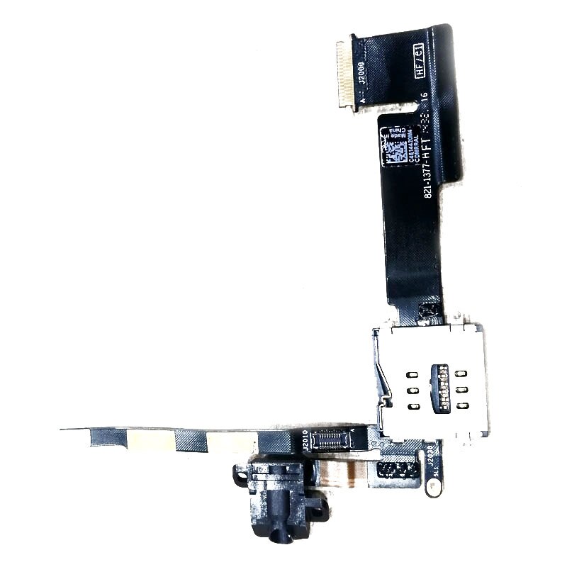 Headphone Jack Flex Kabel Voor Ipad 2 Ipad 2 A1395 A1396 Oortelefoon Audio Connector Sim Kaartlezer Slot Lade Houder 3G Wifi Verison: 3G With Sim