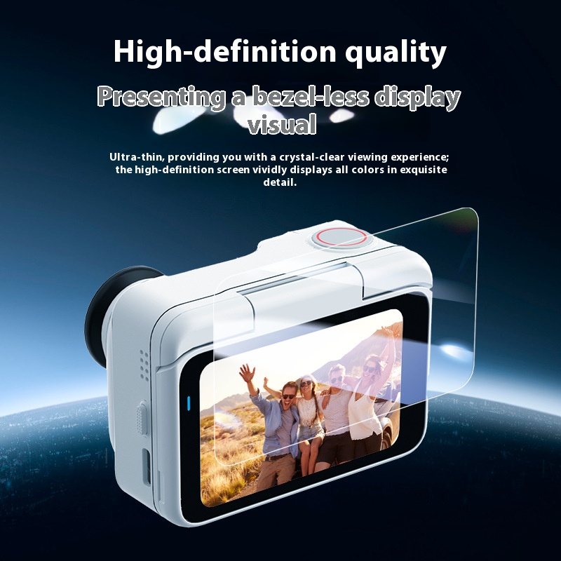 Voor Insta360 GO Ultra 9H Gehard Glas Film anti-kras Draagtas Beschermhoes voor Insta360 GO Ultra Camera accessoires