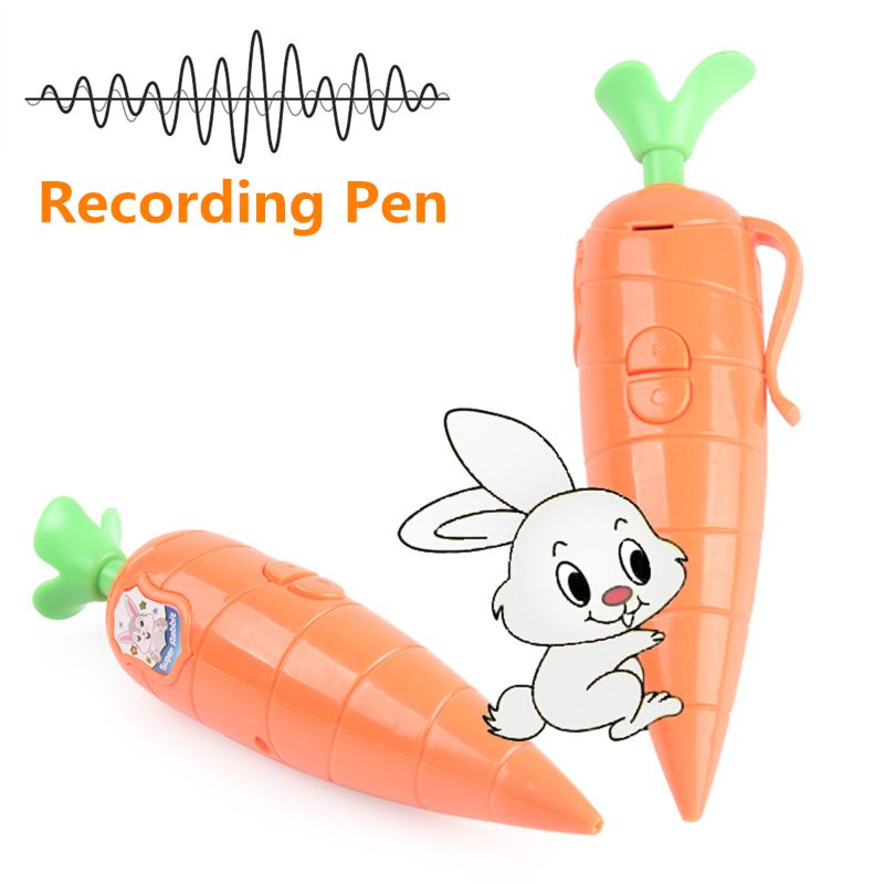 freundlicher Karotte Recorder Stift Spielzeug, Auch Als Nette Kugelschreiber für Jungen Mädchen