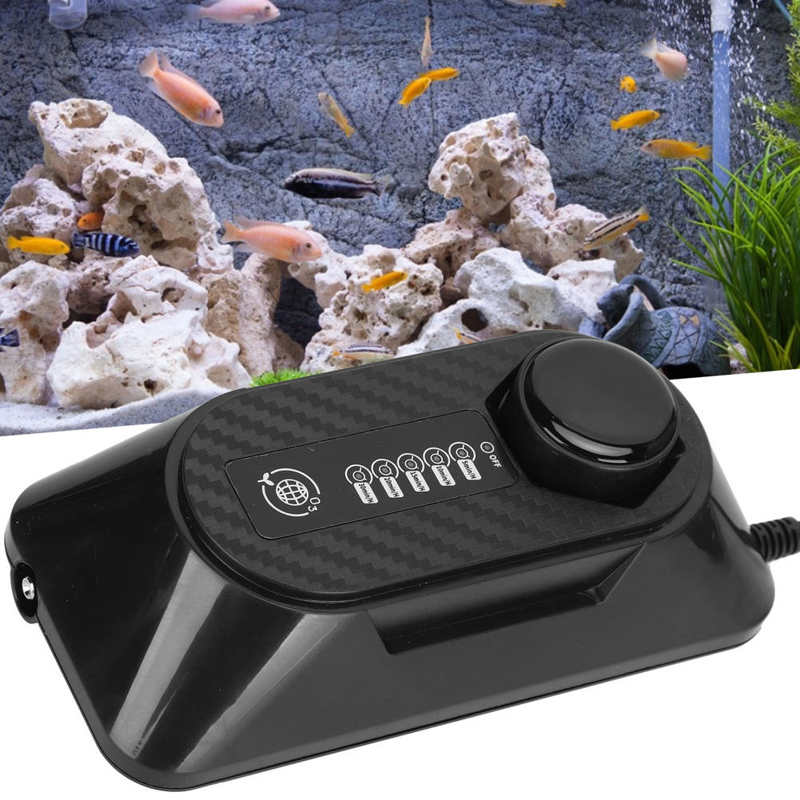 Aquarium Accessories Ozone Generator Pump Fish Tank Sterilization Algae Removal Greening Dissolve NO2 Clean Deodorizer Machine