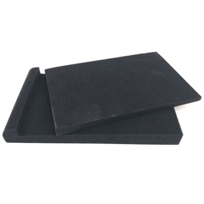 Ljudisolerad pad studio monitor isolering pad hög densitet studio monitor isolering pad för 5 tums skärm