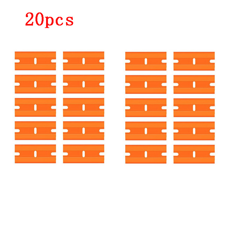 Razor Blade Scraper Tool,Sticker Remover Cleaning Scraper for Paint,Decal,Adhesive,Label,Caulk,Glass Scraper for Window Cooktop: Ivory