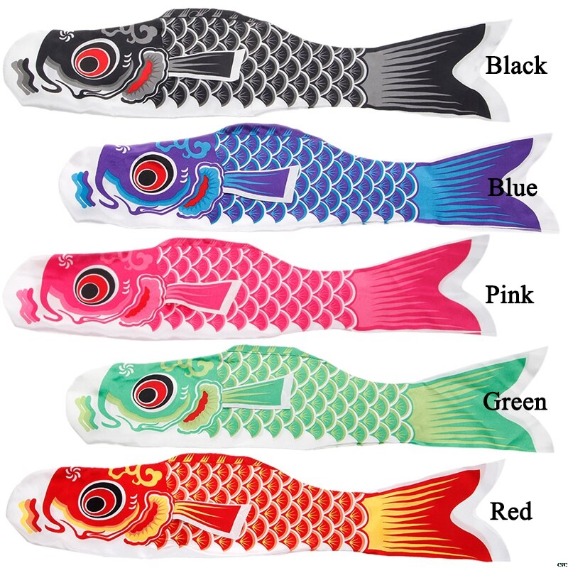 70cm Japanese Carp Windsock Streamer Fish Flag Kite Koi Nobori Koinobori