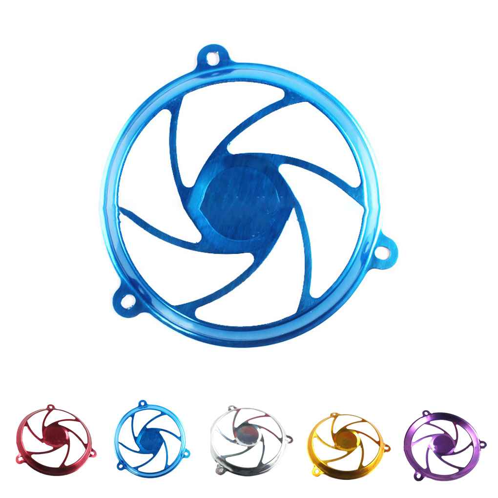 Motorcycle Refit Assembly Fan Cover Wheels Pattern Decorative Aluminum Alloy