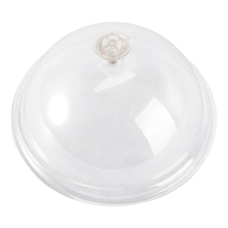 Couvercle alimentaire rond en acrylique 21/26/31CM, tente alimentaire, isolation des aliments, maison, pain, plat à Dessert (poignée de transport de Style aléatoire)
