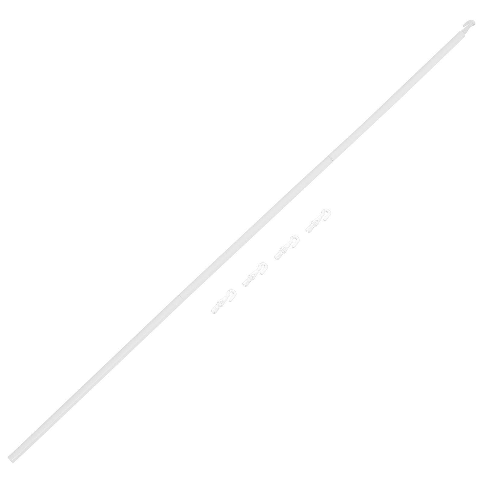 6pcs Blind Accessories 89CM PP Pull Rod Replacement Wand Hook for Blinds Curtains Window Vertical Blind Parts