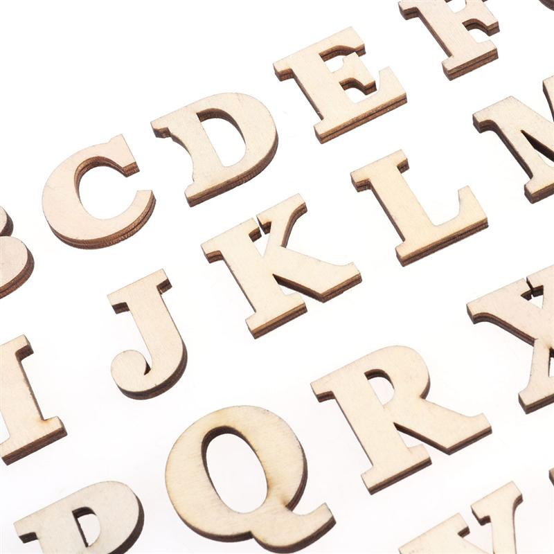 Set of 10 Wooden Number Prop Wood Craft Number 0-9 Self-paste Boxwood