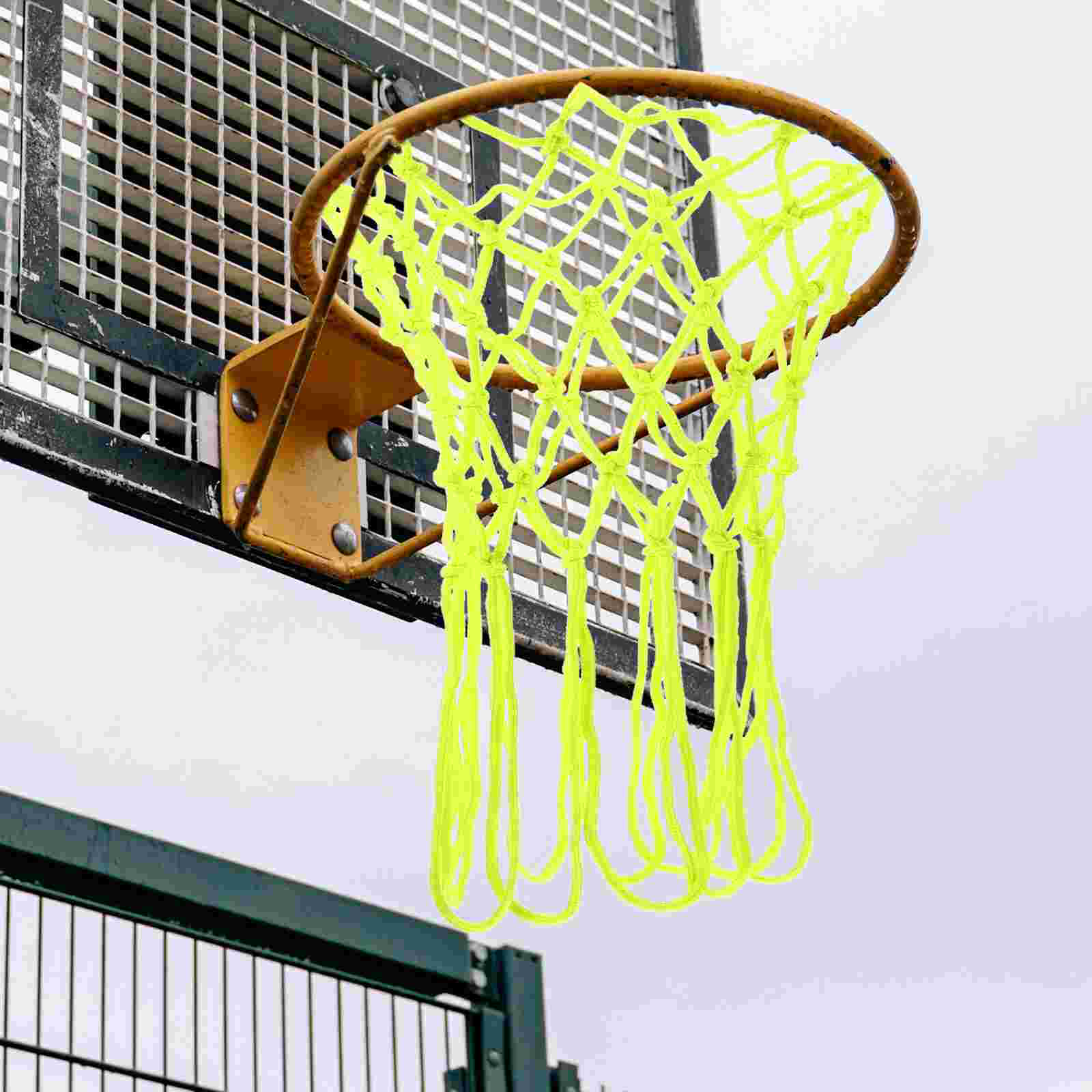 Nachleuchtendes basketballnetz, leuchtendes basketballnetz, basketballrahmennetz, fluoreszierendes rahmennetz für turnhallen und spielplätze