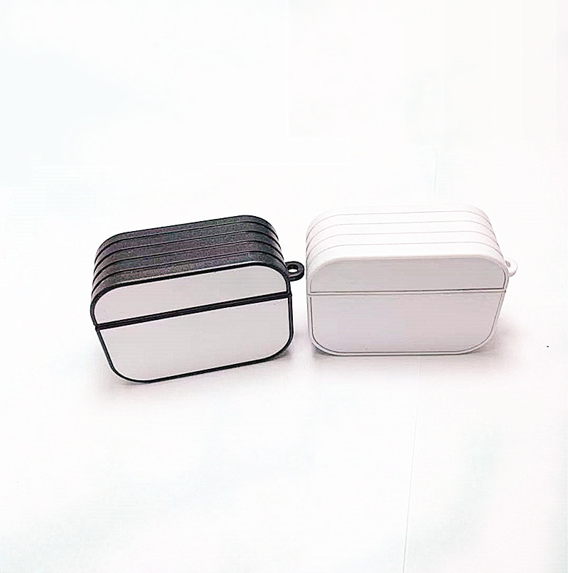 Blank sublimation airpods proPC case material can be double-sided heat transfer printing DIY styles 15pcs/lot