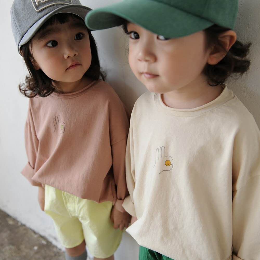 Herfst Product Koreaanse Versie Van Ok Bedrukt Katoen Kinderen Lange Mouwen T-shirt Meisjes Dieptepunt Vrouwelijke Baby