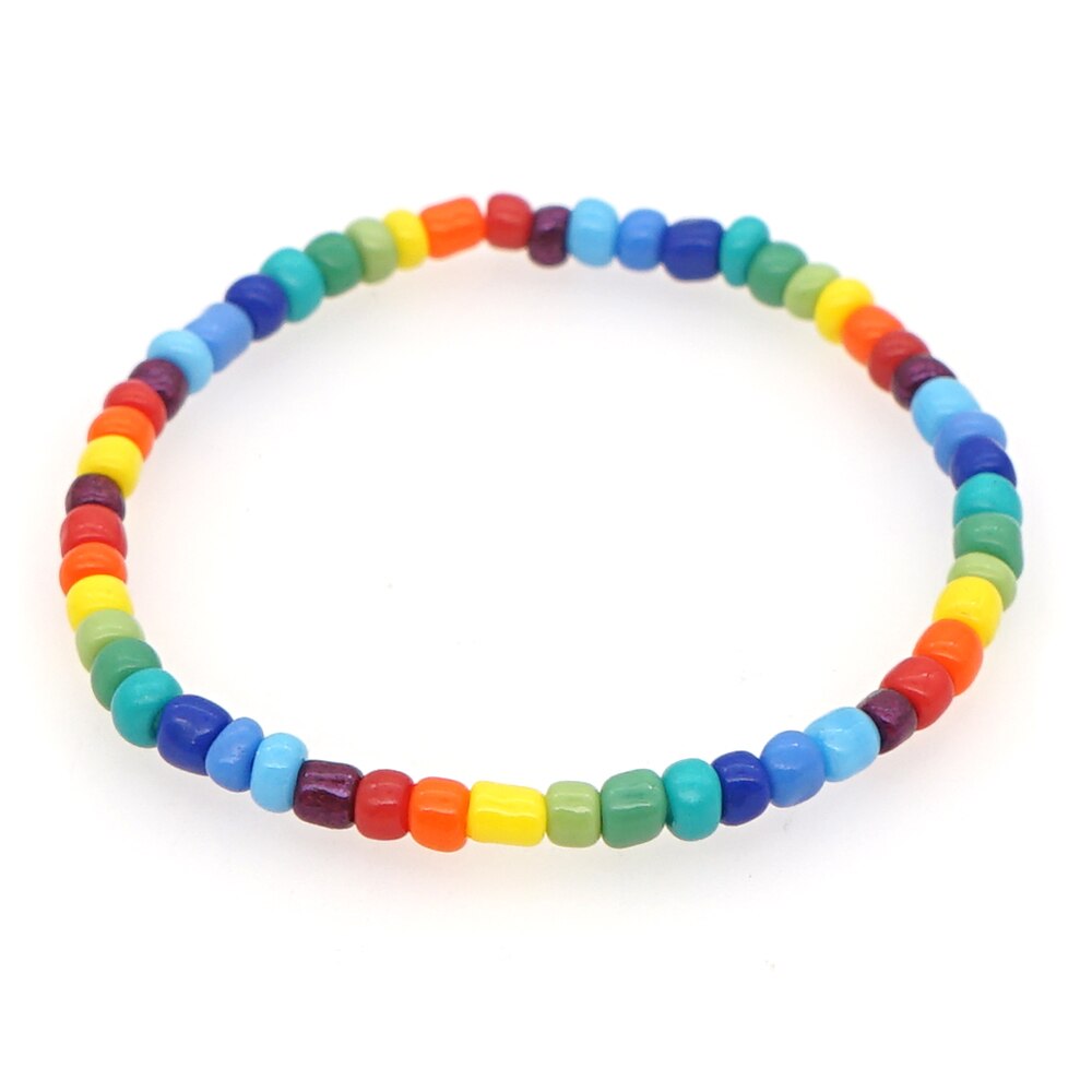 gehen2Boho Bunte Braclets Für Frauen modisch Schmuck Sommer Strand Perlen Armbinde Strang Armbänder