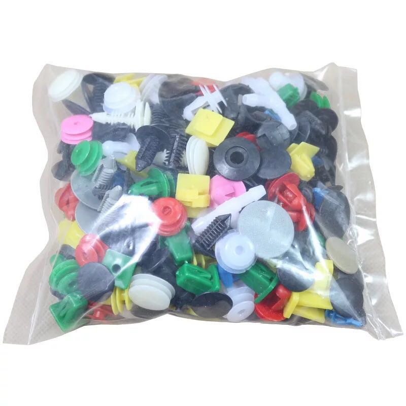 200Pcs Universal Gemengde Auto Fastener Auto Bumper Clips Retainer Auto Bevestiging Rivet Deur Panel Fender Liner