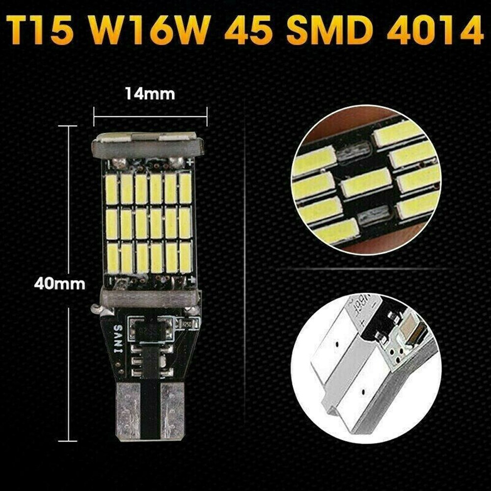 Universal Taillight SMD LED Reverse Light 12V-24V Canbus Lamp Replacement