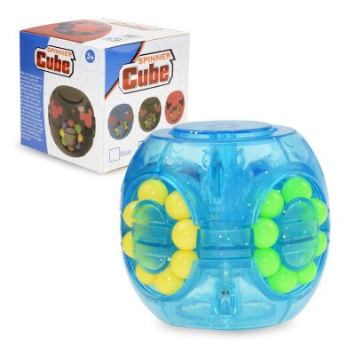 12 Sides Decompression Toy Autism Anxiety Relief Focus Kids Anti-Stress Magic Stress Fidget Toys Finger Tips Anti Irritability: Dark Khaki