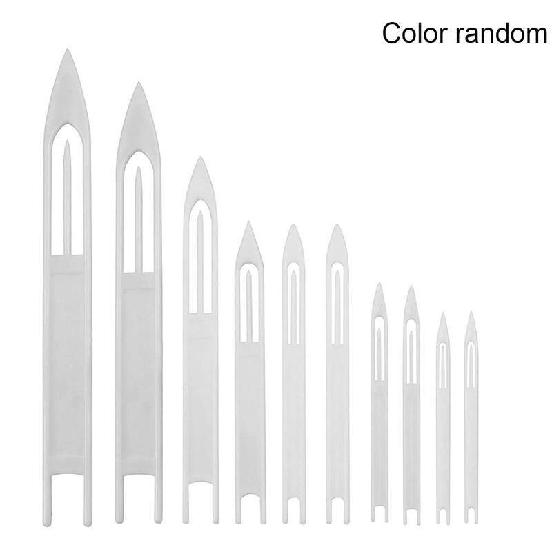 10 Pcs Fishing Netting Needle Net Line Plastic Shuttles Mending Weaving Random For Knitting Or Repairing Fishing Net: Default Title