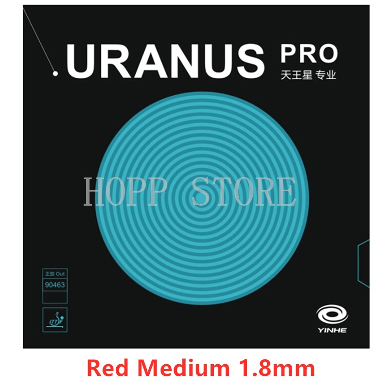 Yinhe uranus pro (fábrica sintonizada) pagode forma pips-para fora tênis de mesa de borracha urano provincial original yinhe ping pong esponja: Red M 1.8mm