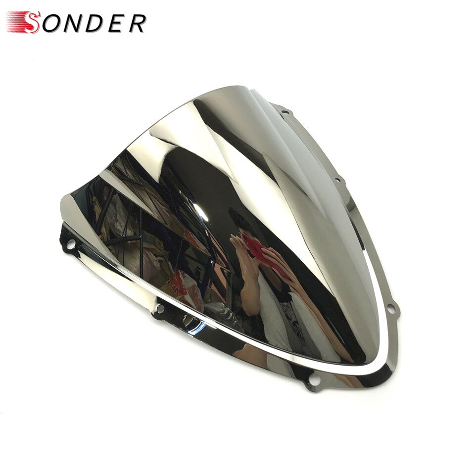 PC parabrisas de burbuja doble para Suzuki K8 GSX-R GSX R GSXR 600 K 5 750 GSXR600 GSXR750 de a