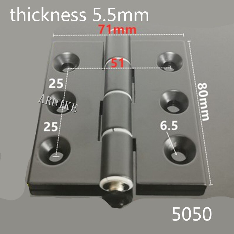 /3030/4040/4545/5050 fertig Aluminium Scharnier Aktive Scharniere Profil Verbindungen: 5050 Schwarz