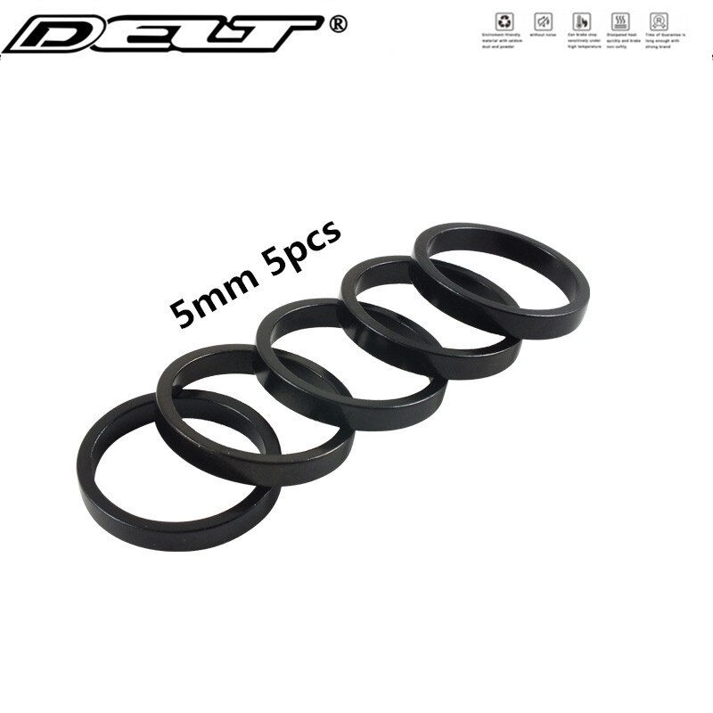 5/10 stk cykel forgaffel vaskemaskine mtb mountainbike aluminiumslegering headset afstandsring pakning ring 2/3/5/10mm cykeltilbehør