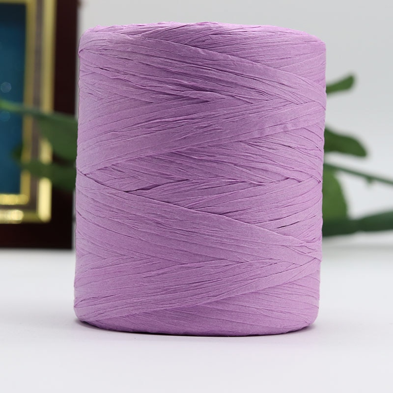 180 m/rolka bawełna rafia przędzy na drutach kapelusze letnie torby dzianiny szydełka DIY Handmade Craft dzianina nici