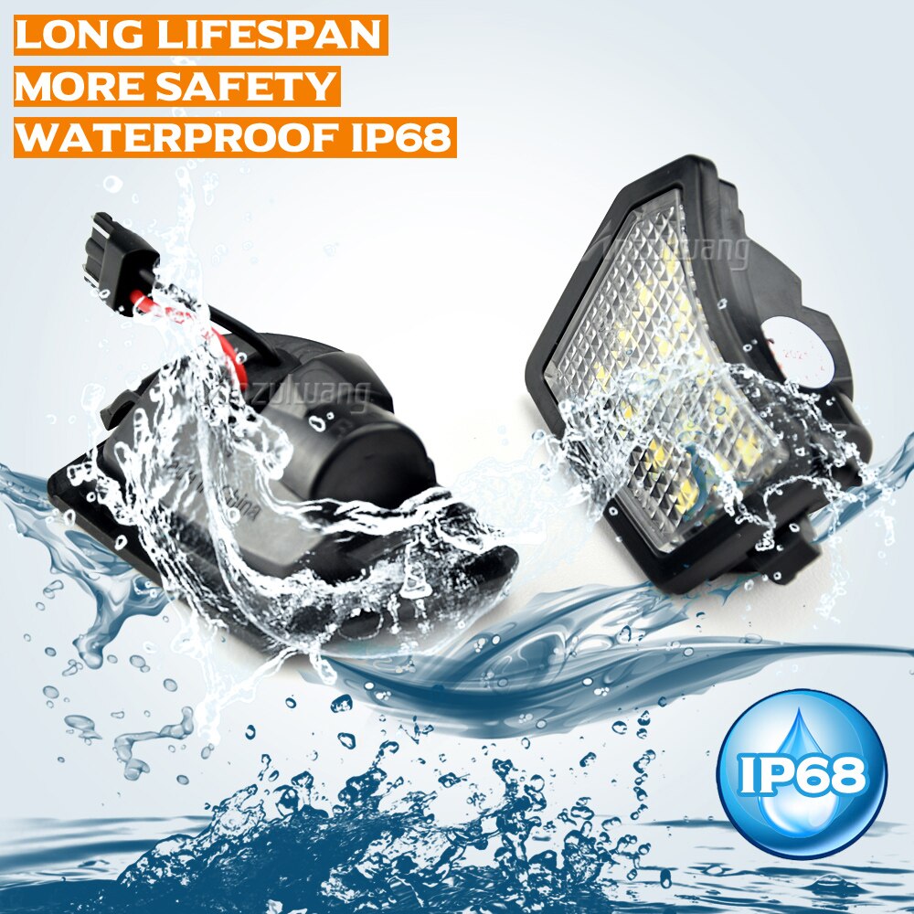 WinPower LED Puddle-lampen – 2 Stuks, 6000K Wit, Geschikt Voor Ford Focus, Kuga, Mondeo, C-Max, S-Max En Meer 4 miniatura